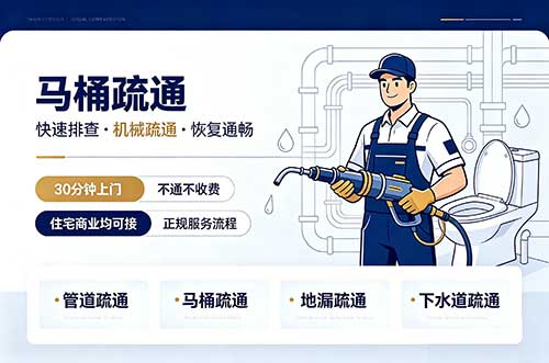 北安马桶疏通
